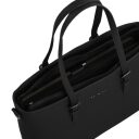 DANIEL RAY veľká shopper kabelka na notebook 15,6" Lithgow DR18.1619.00 čierna otvorená