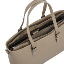 DANIEL RAY veľká shopper kabelka na notebook 15,6" Lithgow DR18.1619.06 smotanová otvorená