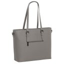 DANIEL RAY veľká shopper kabelka na notebook 15,6" Lithgow DR18.1619.59 svetlosivá zadná strana