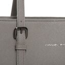 DANIEL RAY veľká shopper kabelka na notebook 15,6" Lithgow DR18.1619.59 svetlosivá logo
