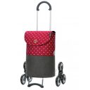 Nákupná taška do schodov červená s bodkami Andersen TREPPENSTEIGER SCALA SHOPPER ® DUKO 119-203-70
