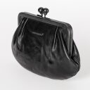 ROSE 42213-0 black smoke aunts & uncles Grandma´s Luxury Club kožené psaníčko do ruky / clutch čierne