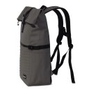 Rolovací batoh na notebook 17″ Bench Hydro quilted roll top 64188-1700 sivý - bočný pohľad