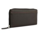 Elegantná dámska kožená peňaženka RFID Bugatti Banda Zip Ladies Long Wallet 49133602 hnedá