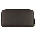 Dámska kožená peňaženka RFID Bugatti Banda Zips Ladies Long Wallet 49133602 hnedá - zadná strana