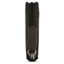 Dámska kožená peňaženka RFID Bugatti Banda Zip Ladies Long Wallet 49133602 hnedá - zadná strana