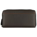 Dámska kožená peňaženka RFID Bugatti Banda Zip Ladies Long Wallet 49133602 hnedá - predná strana