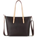 Bugatti Dámska shopper kabelka Ella L 49362502 tmavo hnedá zadná strana