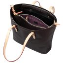 Bugatti Dámska shopper kabelka Ella L 49362502 tmavo hnedá priehradky
