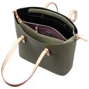 Bugatti Dámska shopper kabelka Ella L 49362584 olivová priehradky