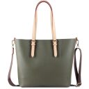 Bugatti Dámska shopper kabelka Ella L 49362584 olivová zadná strana
