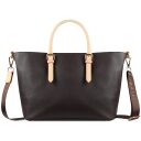 Bugatti Dámska shopper kabelka Ella M 49362402 tmavo hnedá