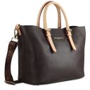 Bugatti Dámska shopper kabelka Ella M 49362402 tmavo hnedá