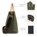 Bugatti Dámska shopper kabelka Ella M 49362484 olivová