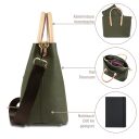 Bugatti Dámska shopper kabelka Ella M 49362484 olivová