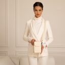 Bugatti Dámska taška cez rameno - crossbody na doklady ALMATA 49665350 béžová modelka