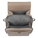 Bugatti Dámska taška cez rameno - crossbody na doklady ALMATA 49665354 piesková vnútorné vrecká