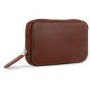 Bugatti Kožené puzdro na kľúče / kľúčenka RFID Nobile Key Case 49125107 koňaková - bočný pohľad