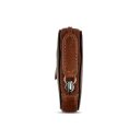 Bugatti Kožené puzdro na kľúče RFID Nobile Key Case 49125107 koňakové