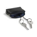 Bugatti Kožené puzdro na kľúče RFID Nome Key Case 49160501 čierne