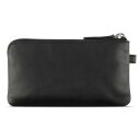 Kožené puzdro na kľúče Bugatti Super Slim Key Case RFID 49190601 čierne zadná strana