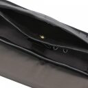 Bugatti Kožená messenger taška na notebook TOCCO 49864201 čierna