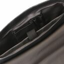 Bugatti Kožená messenger taška na notebook TOCCO 49864201 čierna