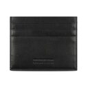 Kožené puzdro na karty Bugatti Nome Card Case RFID 49160701 čierne - zadná strana