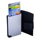 Bugatti Kožené puzdro na platobné karty Secure Deluxe 49140001 čierne
