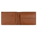 Bugatti Pánska kožená peňaženka RFID Bomba Combi Wallet 49135207 koňaková