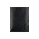 Pánska kožená peňaženka RFID Bugatti Nobile Vertical Wallet With Flap 49125501 čierna - predná strana