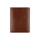 Bugatti Nobile Vertical Wallet With Flap RFID Pánska kožená peňaženka 49125507 koňaková - zadná strana