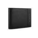 Bugatti Nome Horizontal Wallet With Flap & Zip Pánska kožená RFID peňaženka 49160901 čierna