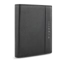 Bugatti Pánska kožená peňaženka RFID Nome Vertical Wallet With Flap & Zip 49160801 čierna