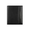 Pánska kožená RFID peňaženka Bugatti Nome Vertical Wallet With Flap 49160801 čierna - predná strana