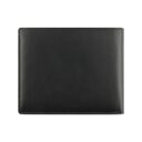 Pánska kožená peňaženka Bugatti Super Slim Horizontal Classic Horizontal Wallet With Flap 49190201 čierna - zadná strana
