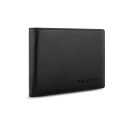 Pánska kožená peňaženka RFID Bugatti Super Slim Wallet With Flap 49190301 čierna - bočný pohľad