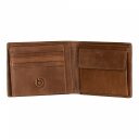 Bugatti Pánska kožená peňaženka VOLO 49217607 koňak