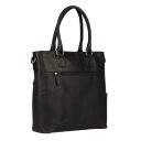 BURKELY Kožená shopper kabelka Antique Avery 8005217.56.10 čierna