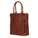 BURKELY Kožená shopper kabelka Antique Avery 8005217.56.24 koňaková