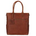 BURKELY Kožená shopper kabelka Antique Avery 8005217.56.24 koňaková