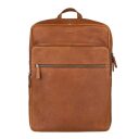 BURKELY Kožený batoh na notebook Antique Avery 8005364.56.24 koňak