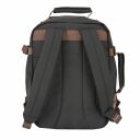 Palubná batožina 40x30x20 cm CabinZero Classic 28L Black Sand 081801 zelený - zadná strana batohu