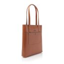 Castelijn & Beerens Dámska shopper kabelka 209762 Sara koňaková bočný pohľad