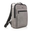 Castelijn & Beerens Elegantný kožený batoh na notebook Victor 409576 GS šedý bočný pohľad
