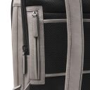 Castelijn & Beerens Elegantný kožený batoh na notebook Victor 409576 GS sivý detail