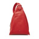 Elegantný kožený batôžtek do mesta Castelijn & Beerens Babette Nappa Backpack 219814 červený - predná strana