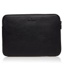 Castelijn & Beerens Kožené puzdro na notebook 15,6" Mike 409249 ZW čierne