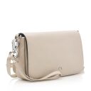 Dámska kožená RFID kabelka Castelijn & Beerens Babette Nappa Clutch 219810 béžová - bočný pohľad