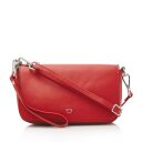 Castelijn & Beerens Dámska kožená RFID kabelka Babette Nappa Clutch 219810 červená - predná strana